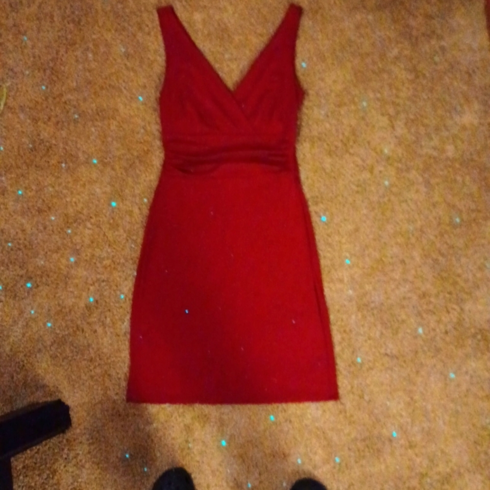 Loft red dress